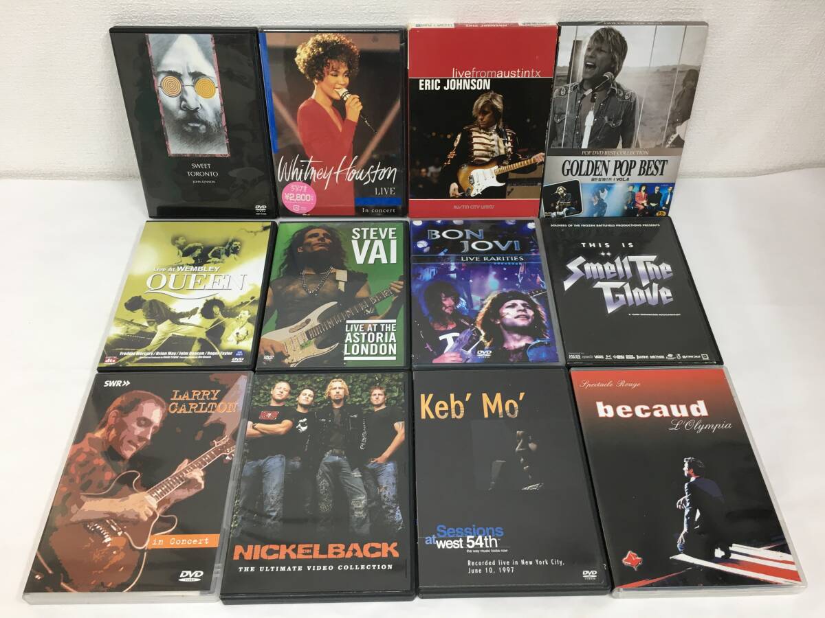 ★☆G942 DVD JOHN LENNON QUEEN WHITNERY BONJOVI 他 海外版 未開封あり12本☆★拍卖