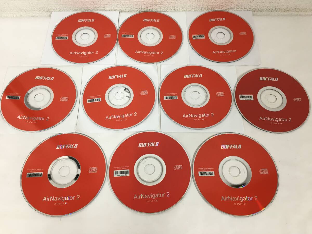 ●○H973 ジャンク BUFFALO バッファロー AirNavigator2 ディスクのみ10枚セット○●拍卖