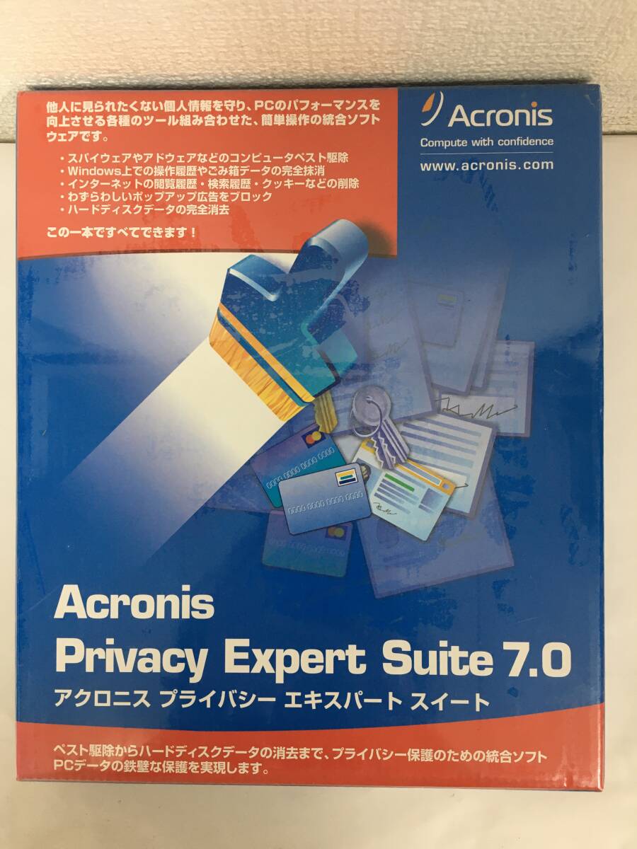 ★☆G944 未開封 Windows XP/98/Me/2000 Acronic Privacy Expert Suite 7.0 アクロニス プライバシー エキスパート スイート☆★拍卖