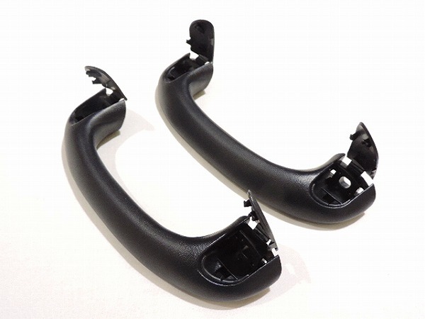 トヨタ純正 200系 ハイエース ダークプライム2 窓上部分用 アシストグリップ 2点セット 他のグレード流用可能 ブラック 黒 補修部品拍卖