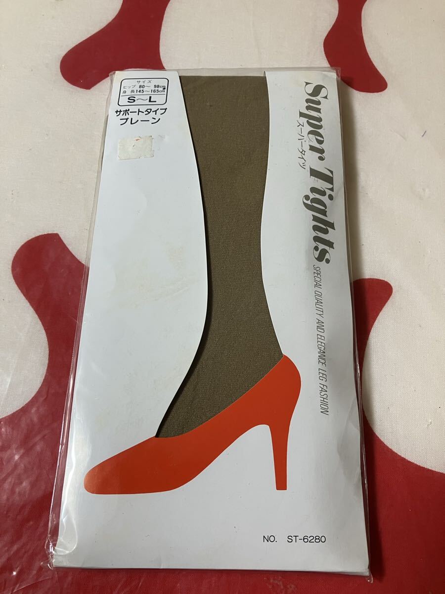プラスナイロン super tights サポートタイプ プレーン S-L アーモンド スーパー タイツ 国産品 special quality and elegance leg fashion拍卖