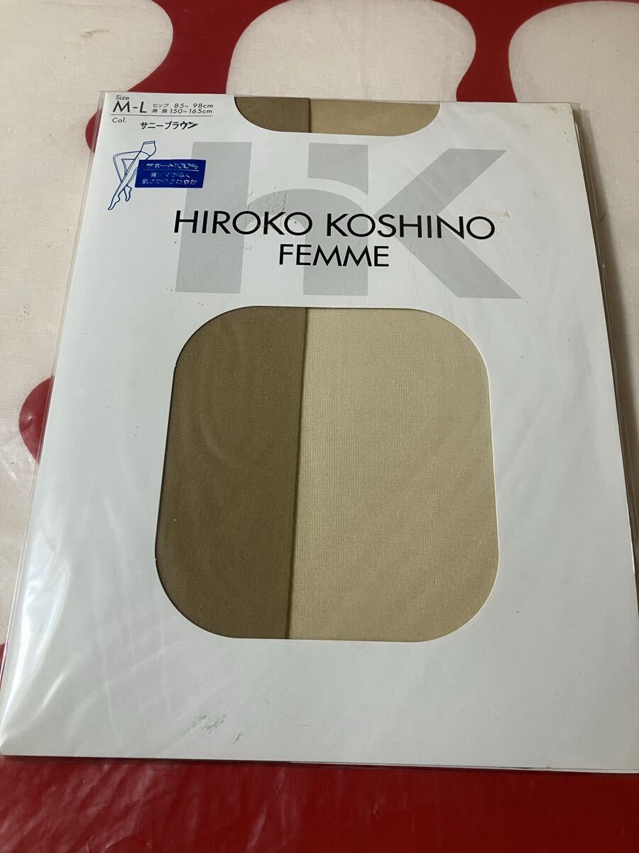 HK hiroko koshino femme サポート ゾッキ パンティストッキング サニーブラウン M-L パンスト panty stocking ヒロココシノ レヴアル 拍卖