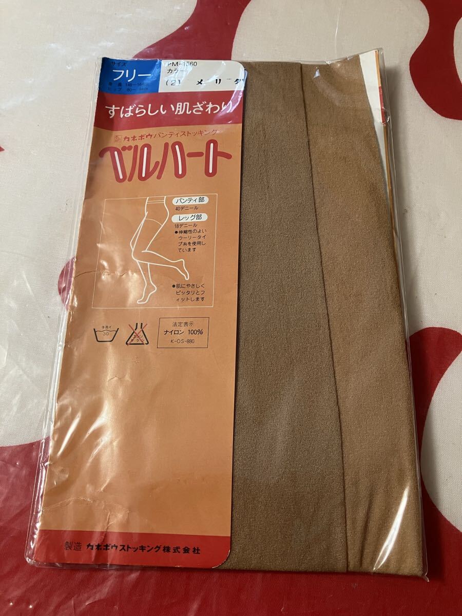 カネボウ パンティストッキング ベルハート メリダ 18デニール すばらしい肌ざわり kanebo panty stocking パンスト ウーリータイプ 昭和拍卖