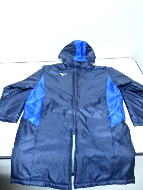 af 非売品 箱根駅伝 MIZUNO ミズノ オリジナル ベンチコート サイズ F メンズ ネイビー/ブルー拍卖