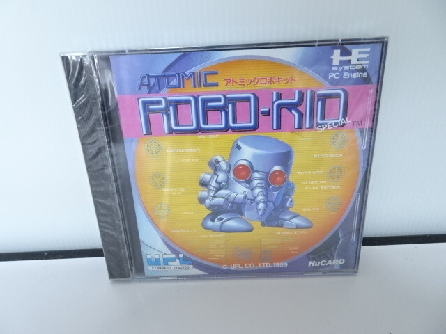 送料無料 未開封品 未使用品 PCエンジン HUCARD『アトミックロボキッド』ゲーム ソフト拍卖