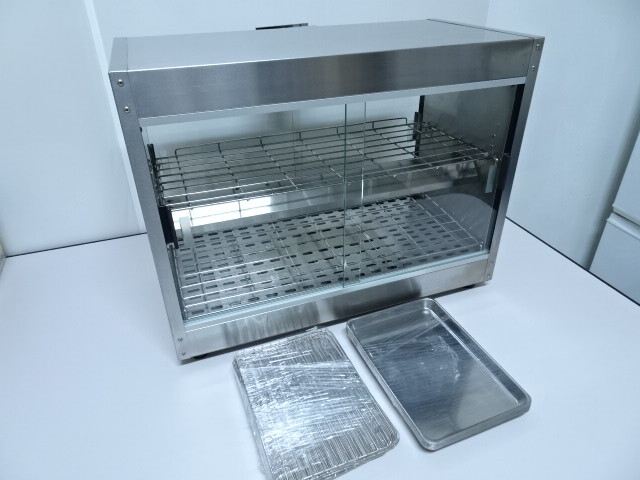 安吉 ホットショーケース 業務用 温蔵ショーケース Yasukichi 保温ショーケース PRO-6WSE-C 100V バット、網 6セット付 通電確認済拍卖