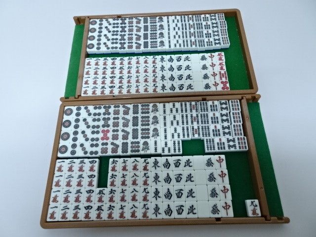 R 中古 全自動麻雀卓用 麻雀牌 ブルー色 青色 サイズ 約 H26mm×W19mm×D16mmサイズ拍卖