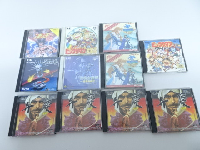 PCエンジン HuCARD『まとめて11本セット』中古 ゲーム ソフト拍卖