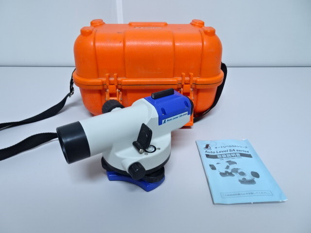 シンワ測定 SA-24A オートレベル 自動レベル 24倍 水平出し 計測器 測定器 測量 建築 工具 ケース付拍卖