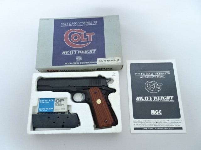 MGC COLT'S MK Ⅳ / SERIES'70 コルト MK4 シリーズ70 ガバメント HW モデルガン カートリッジ SPG規格品 中古拍卖