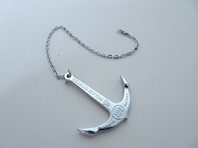 送料無料 ロレックス サブマリーナ 300m/1000ft アンカー いかり 錨 チャーム ノベルティ 拍卖