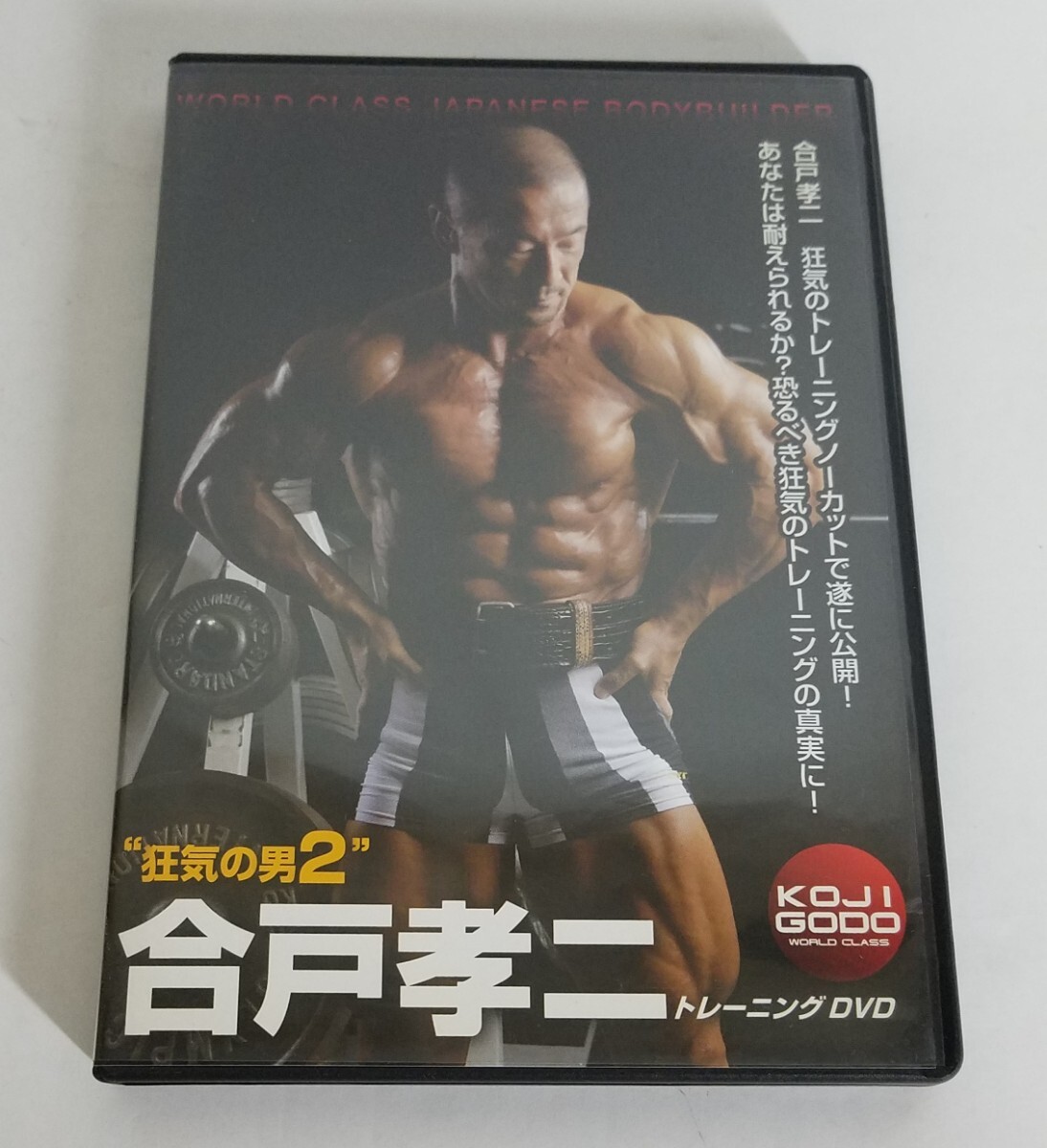 DVD ボディビル 合戸孝二 トレーニング スポーツ 筋肉質 マッチョ 希少 廃盤品 ボディビル フィジィーク 筋トレ 伝説バルクマッチョ拍卖