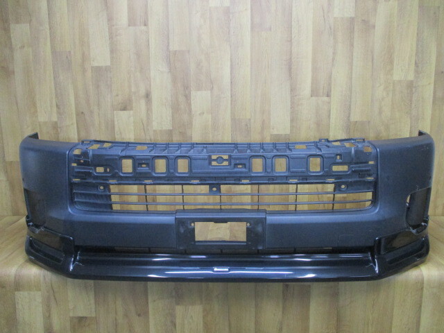 F3/ GDH200/KDH200/TRH200/200系ハイエース ワイド4型 後期 純正フロントバンパー モデリスタ スポイラー付52119-26670拍卖