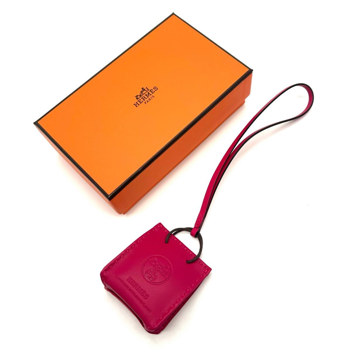 HERMES エルメス サックオランジュ Y 2020 チャーム アミューミロ ローズメキシコ ピンク 小物 アクセサリー バッグチャーム拍卖