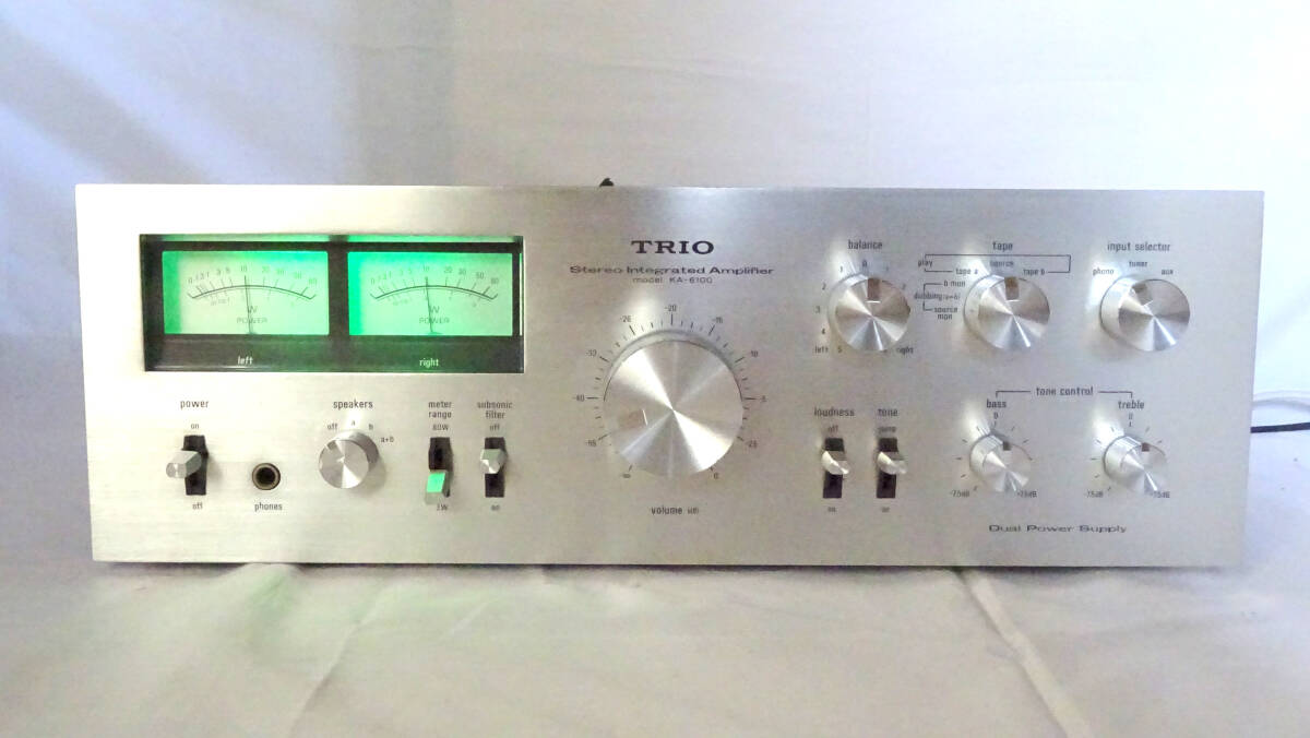 TORIO トリオ KA-6100 プリメインアンプ 動作品拍卖