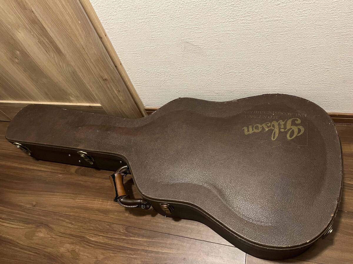 Gibson ギブソン ハードケース スクリプトロゴ アコースティックギター ギターケース 拍卖