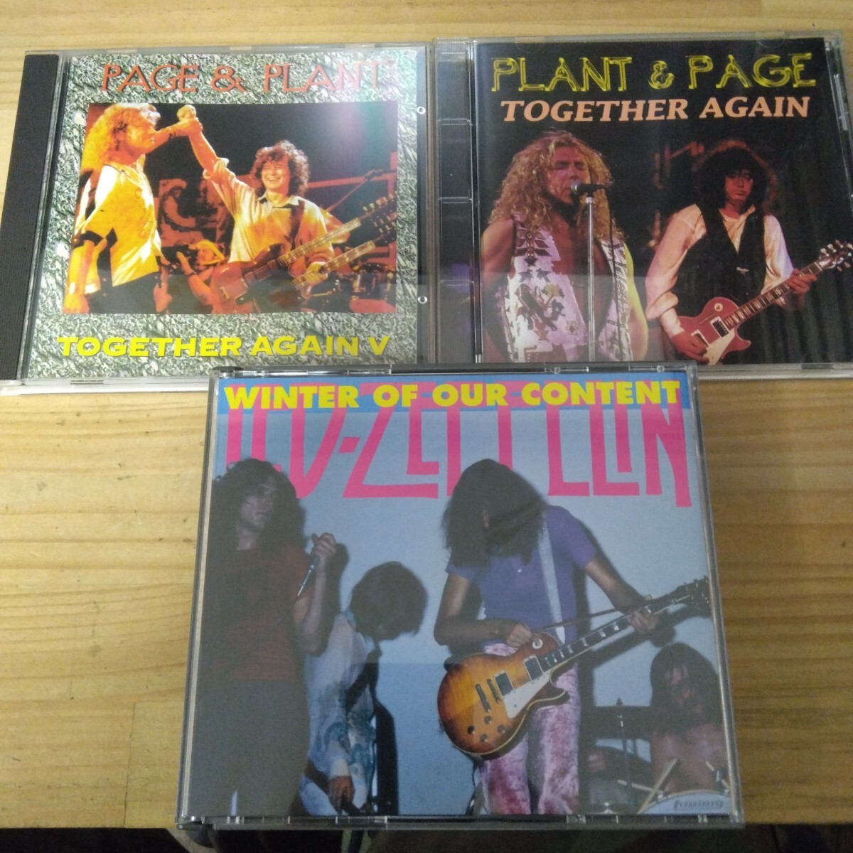 V33◆『レッドツェッペリンLedZeppelin関連 CDアルバムー3タイトル4枚/トゥギャザーアゲイン①⑤/ウィンターオブアワーコンテント』251022拍卖