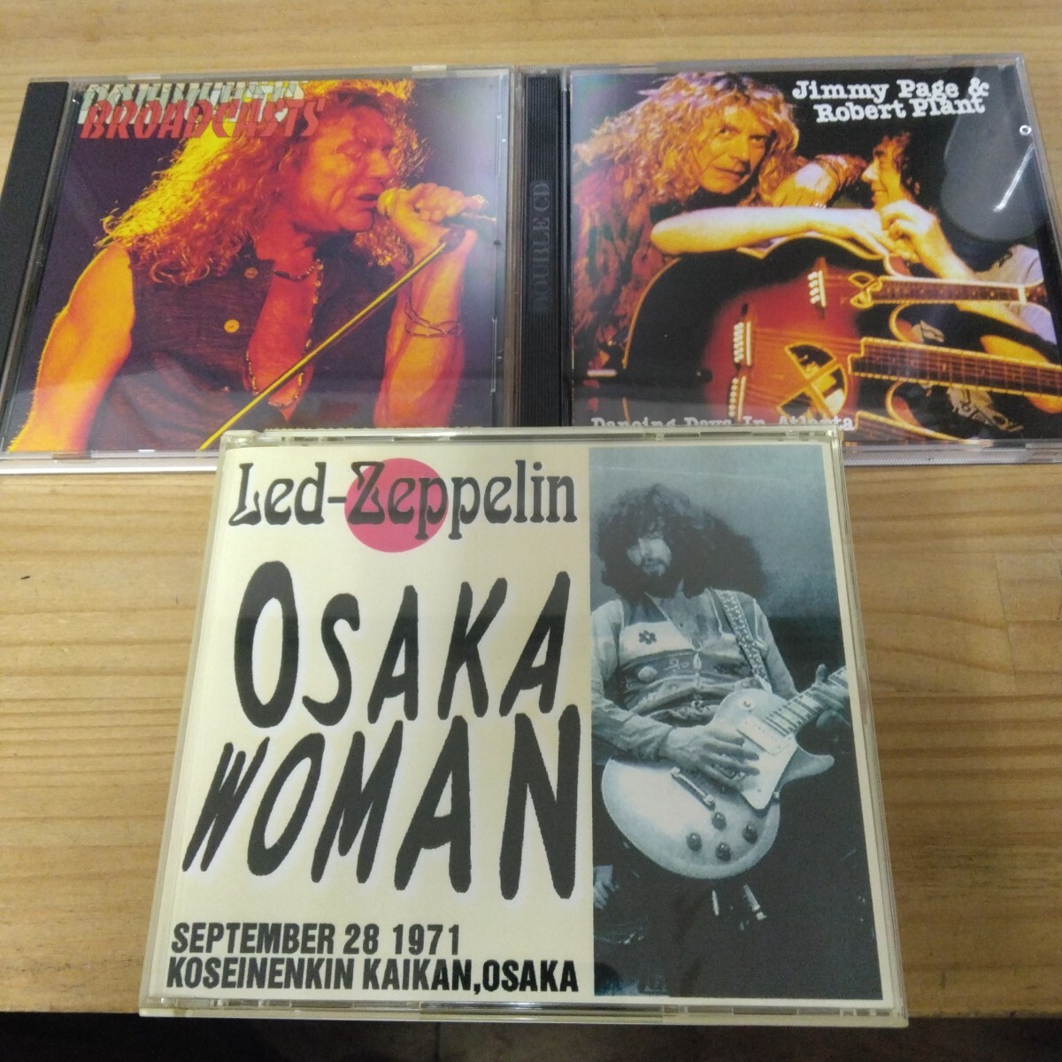 V33◆『レッドツェッペリン関連 CD&CD-Rアルバム/ページ&プラント-2タイトル2枚/ LedZeppelin OSAKA WOMAN-CD-R3枚組』251022拍卖