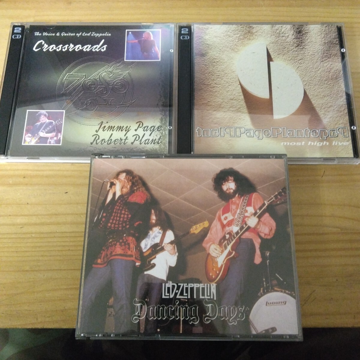 V33◆『レッドツェッペリン&ザページプラント 2枚組CDアルバムー3タイトル6枚/LedZeppelin-ダンシングデイズ/Page&Plantx2』251022拍卖