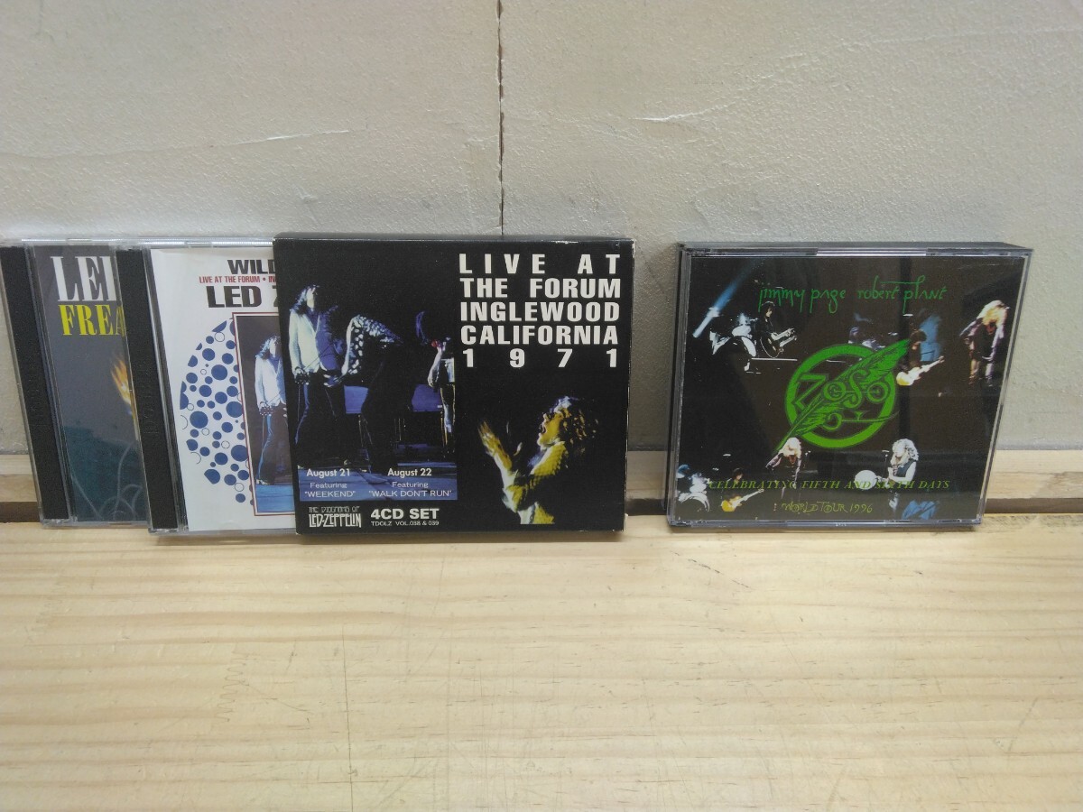 V33◆『レッドツェッペリン関連 CDアルバム-2タイトル8枚/LedZeppelin-ダブルクラッチ1971年Live/Page&Plant-ワールドツアー1996』251022拍卖