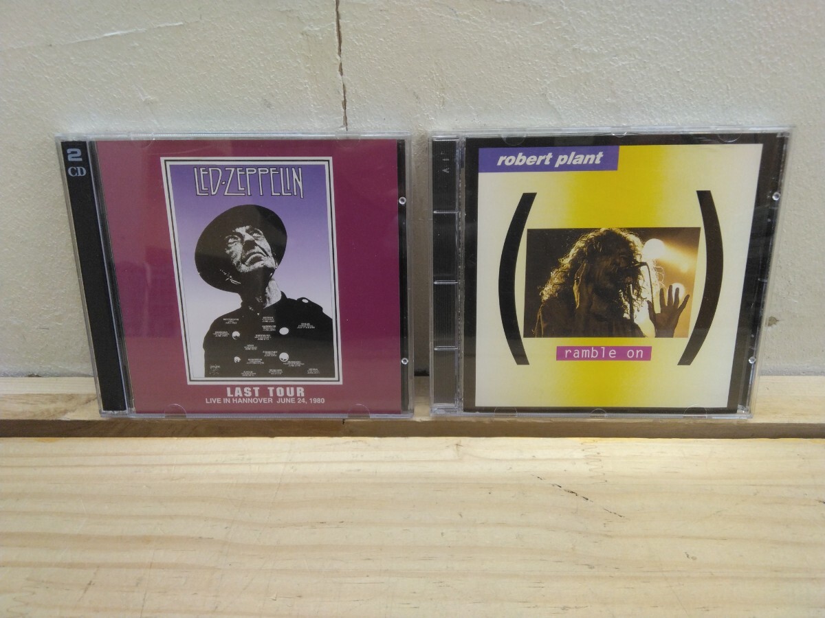 H27◆『レッドツェッペリン LedZeppelin関連 CD2タイトル3枚/ラストツアー1980年ハノーバーLIVE/ロバートプラントーソロアルバム』251024拍卖