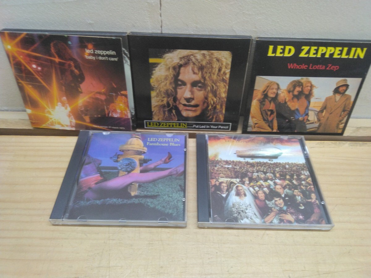 H27◆『レッドツェッペリン オーストラリア盤CD5枚/Turtle Records3枚,Kangaroo Records2枚 スペシャルな紙ジャケ 1970年代』251024拍卖