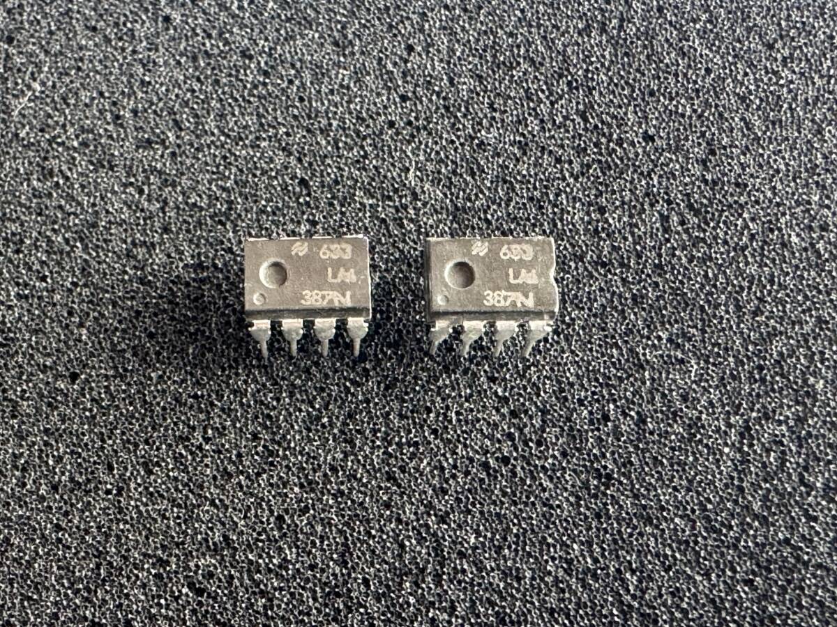 LM387N Dual Opamp / National Semiconducter Vintage / 2個セット拍卖