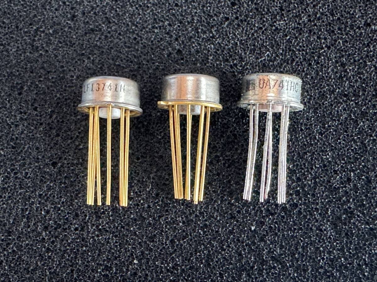 ビンテージ741 CANオペアンプセット(LF13741H,SN72741L,UA741HC 3個セット)拍卖