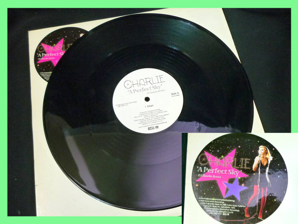 LP Charlie / A Perfect Sky (DJ Hasebe Remix) / パーフェクトスカイ / Instrumental / Acappella /BONNIE PINKヒット曲カバー 名盤 美盤 拍卖