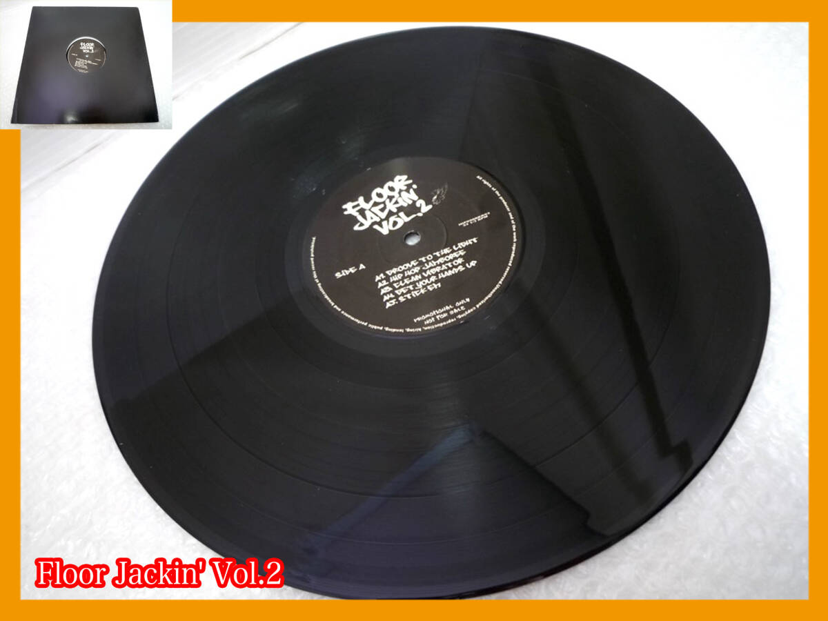 LP プロモ盤 Floor Jackin' Vol.2 / V.A. /Groove To The Light / Hip Hop Jamboree / Clean Vibrator 名盤 美盤 ファン必見 レア 拍卖