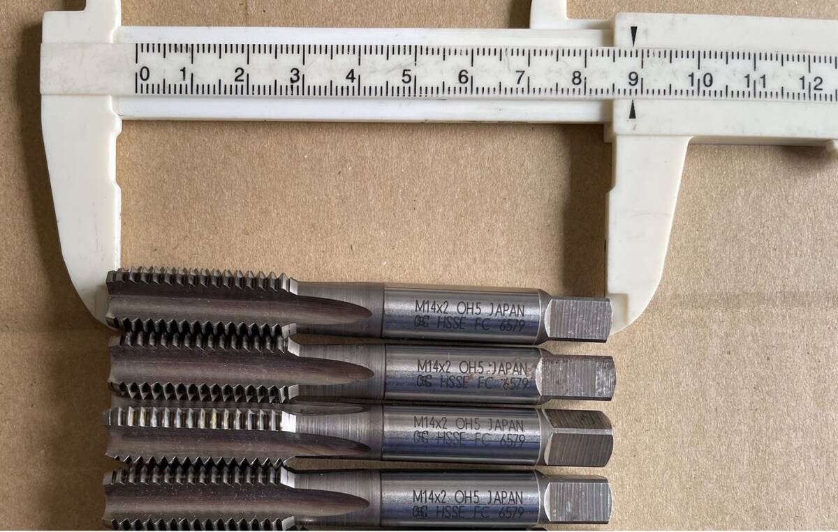 未使用 サビ・ヨゴレあり USED扱い タップ M14×2 OH5 OSG HSSE FC 6579 出品対象は1本拍卖