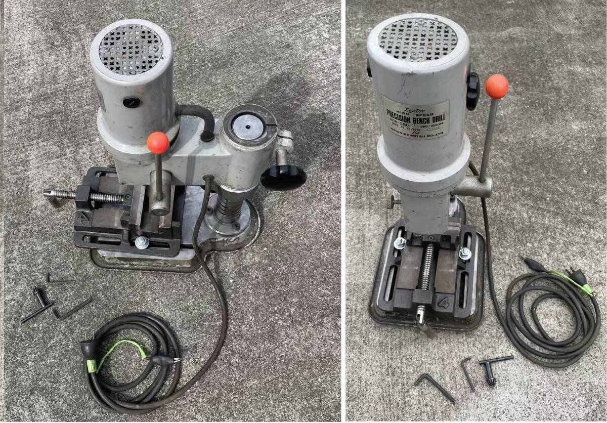 日本精密 Leutor ハイスピード BDK-300 ベンチドリル 卓上ボール盤 4インチテーブルバイス付(送料無料、2個口発送)拍卖