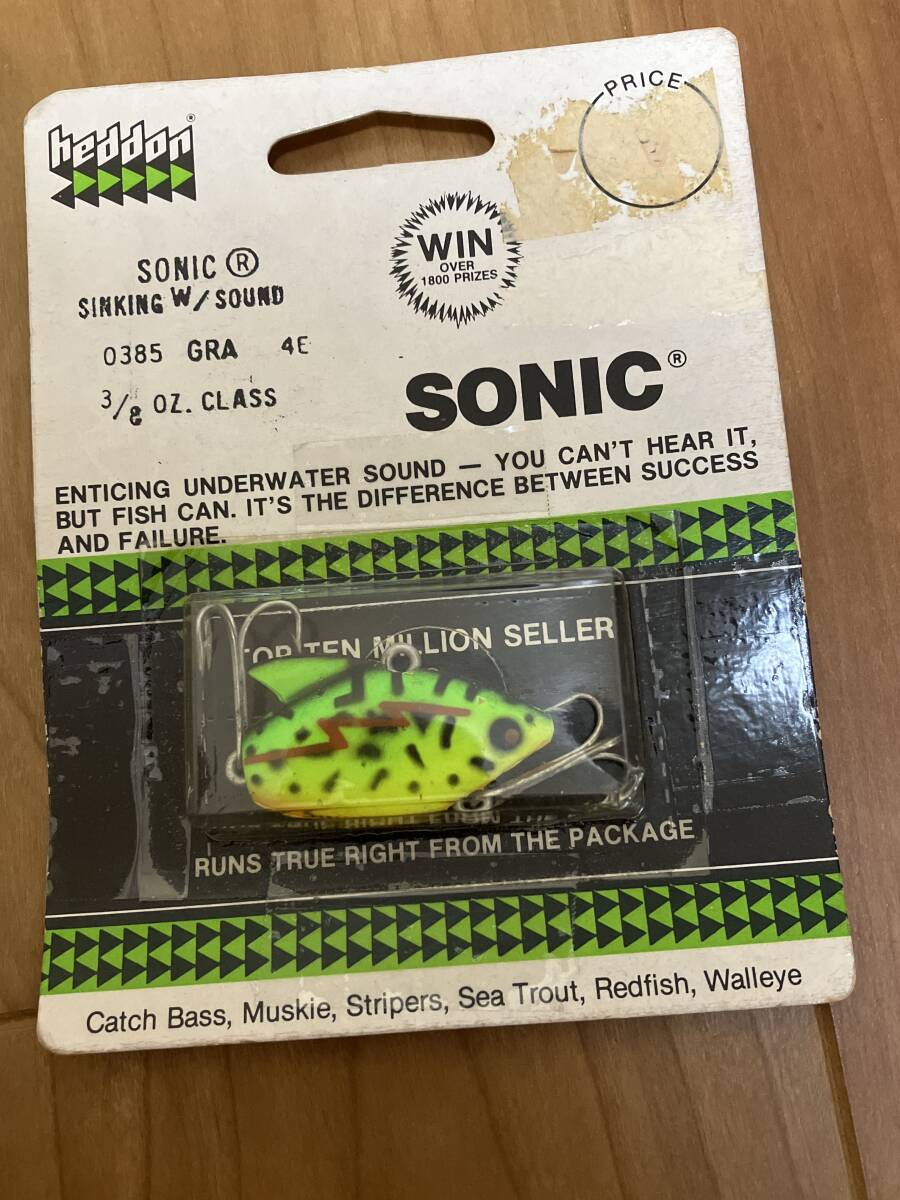 新品 ヘドン HEDDON ソニック 3/8oz (検索 スミス オフト ダイリツ プラドコ ザラ2 ザラスプーク拍卖