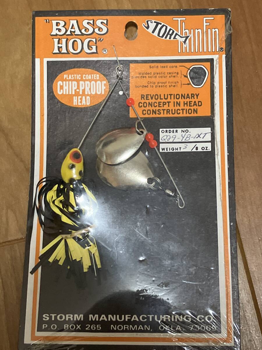 新品 ストーム STORM スィンフィン バスホッグ BASSHOG 3/8oz (検索 ファッツオー ウィグルワート ショートワート ②拍卖