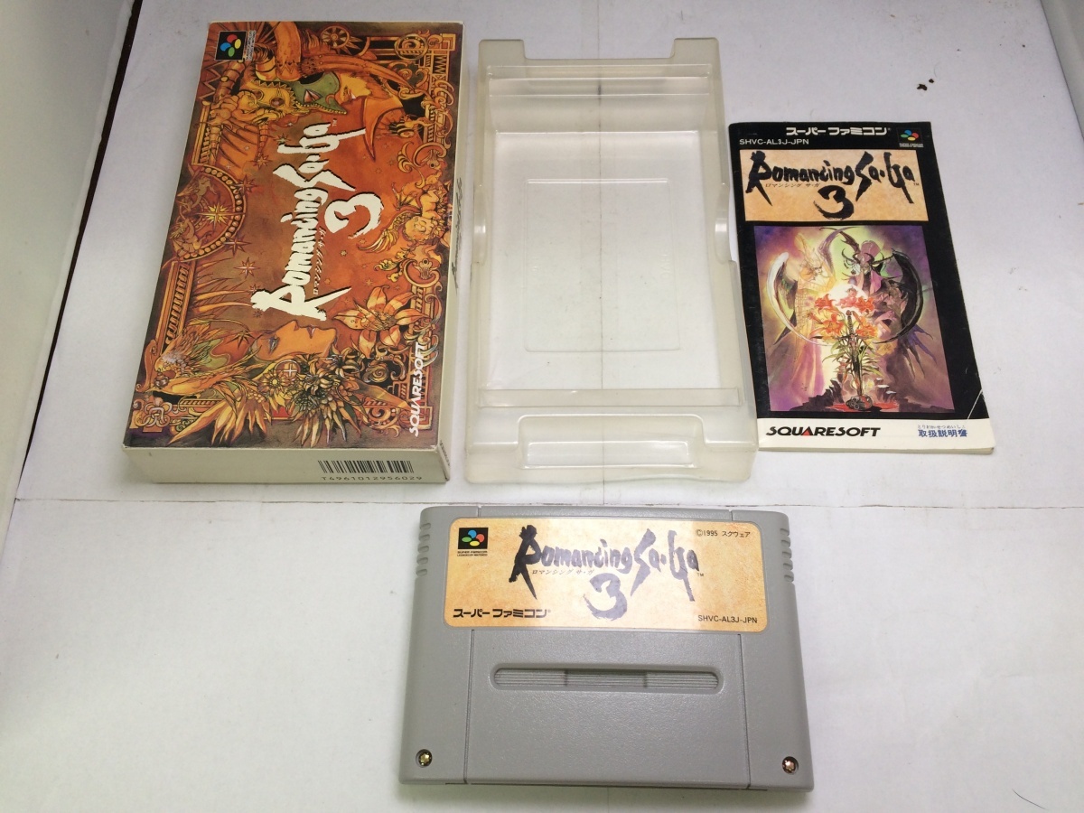 中古A★特設/ロマンシング サ・ガ3★スーパーファミコンソフト拍卖