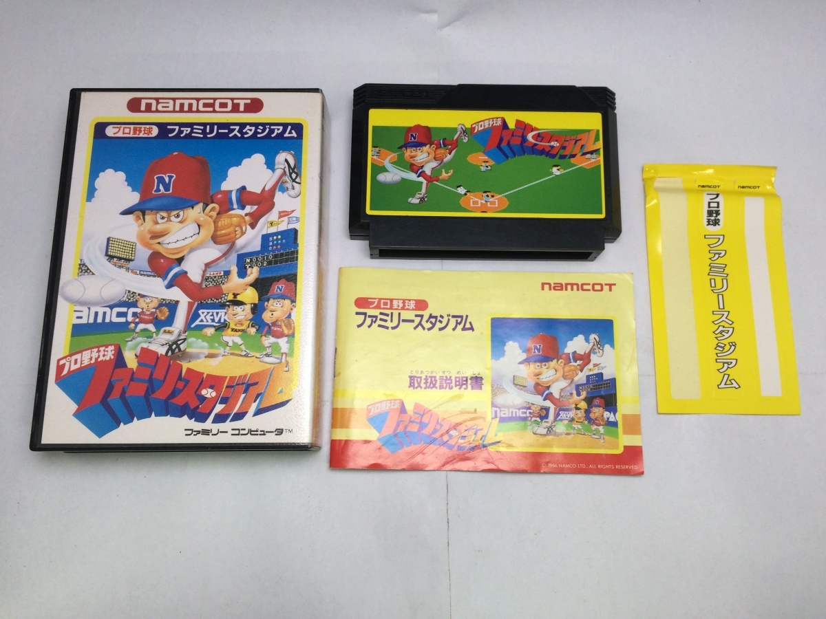中古A★R5-A プロ野球 ファミリースタジアム★ファミコンソフト拍卖