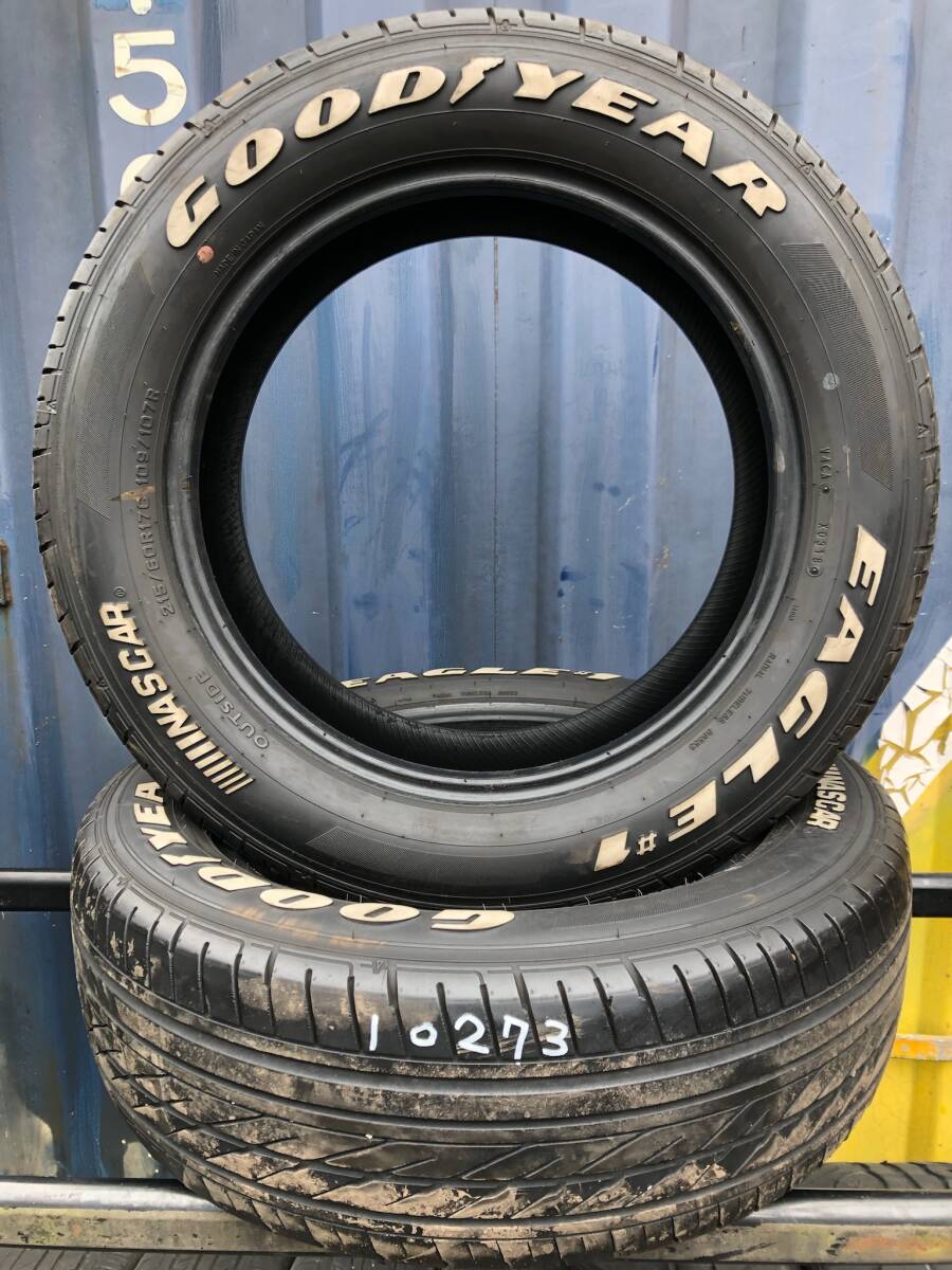 グッドイヤー イーグル#1ナスカー 215/60R17C 109/107R ホワイトレター ハイエース レジアスエース ハイラックス キャラバン NV350 ボンゴ拍卖