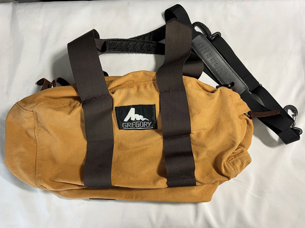 希少 GREGORY 銀タグ ワックスコットン ダッフルバッグ拍卖