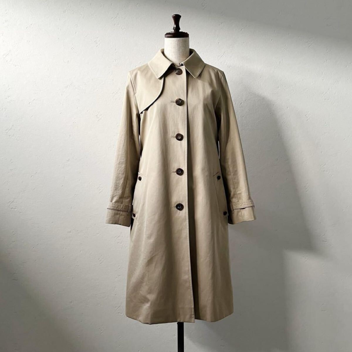 即決 Aquascutum アクアスキュータム ウールライナー付 トレンチコート 拍卖