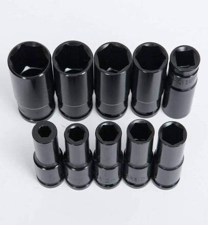 送料無料 ディープソケット セット 差込角 12.7mm 10本セット 1/2インチ 全長 78mm | a03-04拍卖