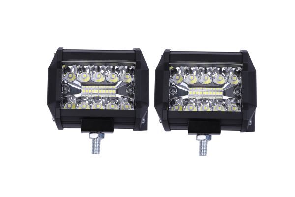送料無料 LED ワークライト 12V/24V 60W 6000K ホワイト 白色 防水 作業灯 デッキライト 投光器 前照灯 車幅灯 2個セット | a11-79-2拍卖