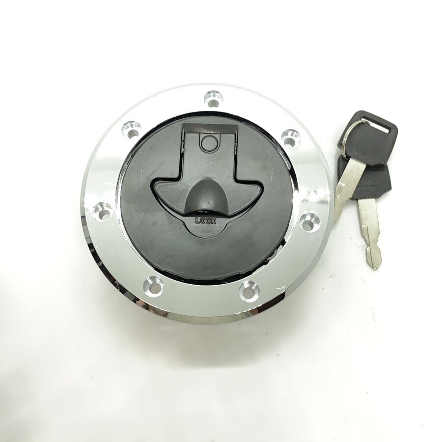 送料無料 タンク 燃料 キャップ 鍵 付き バリオス ゼファー ZZR400 1100 250 ZRX400 GPZ900R 7穴 汎用 | a13-026-kawasaki拍卖