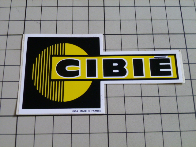最後の1枚【希少】正規品 CIBIE ステッカー 当時物 です(94mm×49mm) 昭和 レトロ ビンテージ シビエ拍卖