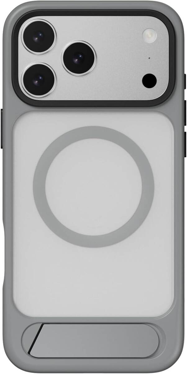 【SwitchEasy】iPhone 17 Pro Max用 EasyStand M スタンド付ケース カラー:コンクリート MagSafe対応 耐衝撃拍卖
