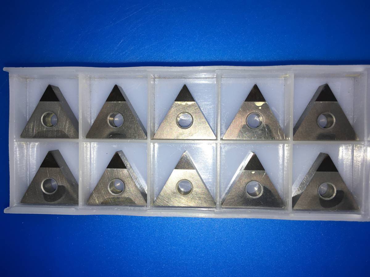 #国内メーカー.PCDダイヤチップ,TNGA160404.中古品.ダイヤ.旋盤バイトホルダー#拍卖