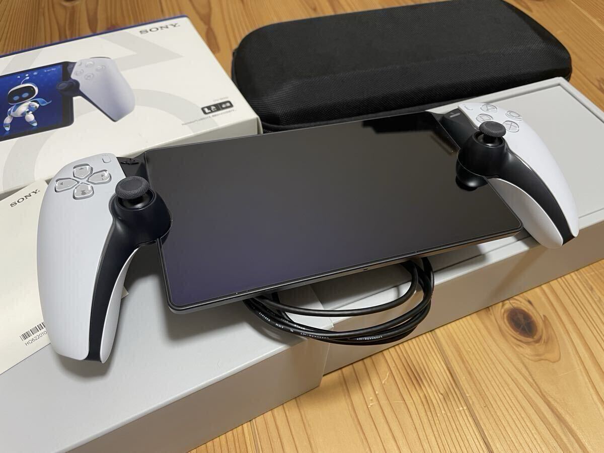 【美品】PlayStation Portal リモートプレイヤー(未使用に近い)ケース、ガラスフィルム付拍卖