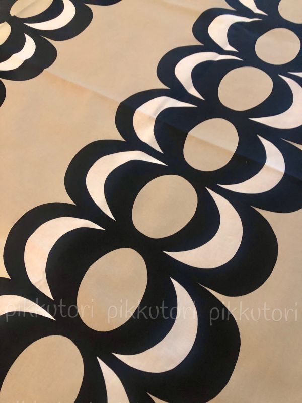 ★ 希少 Marimekko マリメッコ 生地 ファブリック KAIVO カイヴォ ベージュ 100cm(205cm) ★拍卖