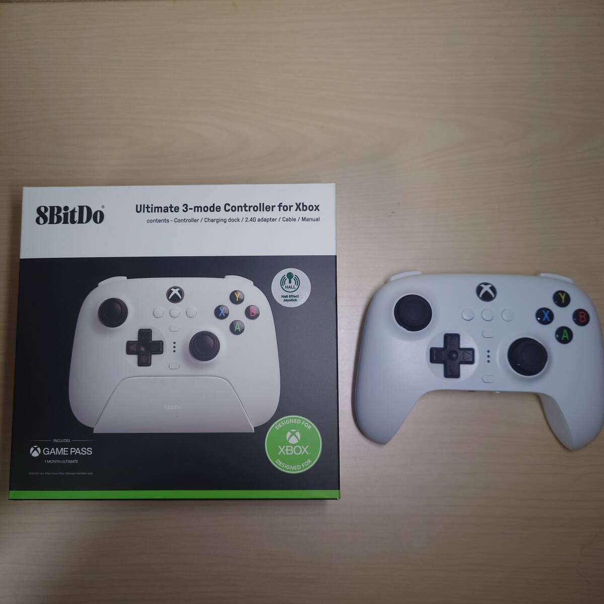 サイバーガジェット 8BitDo ワイヤレス コントローラー CY-8BDU3MCX-WH Xbox Series X S/Xbox One/PC拍卖