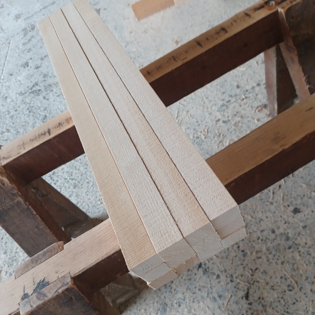 角材-1109【74.2×3.5×3cm】 国産ひのき 角材 12本セット テーブル脚 枠組み 木工 一枚板 無垢材 桧 檜 DIY拍卖