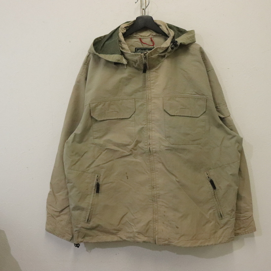 B57 2000年代製 エディーバウアー マウンテンパーカー■00s 表記XLサイズ ベージュ アメカジ ストリート 古着 古着卸 激安 ヴィンテージ拍卖